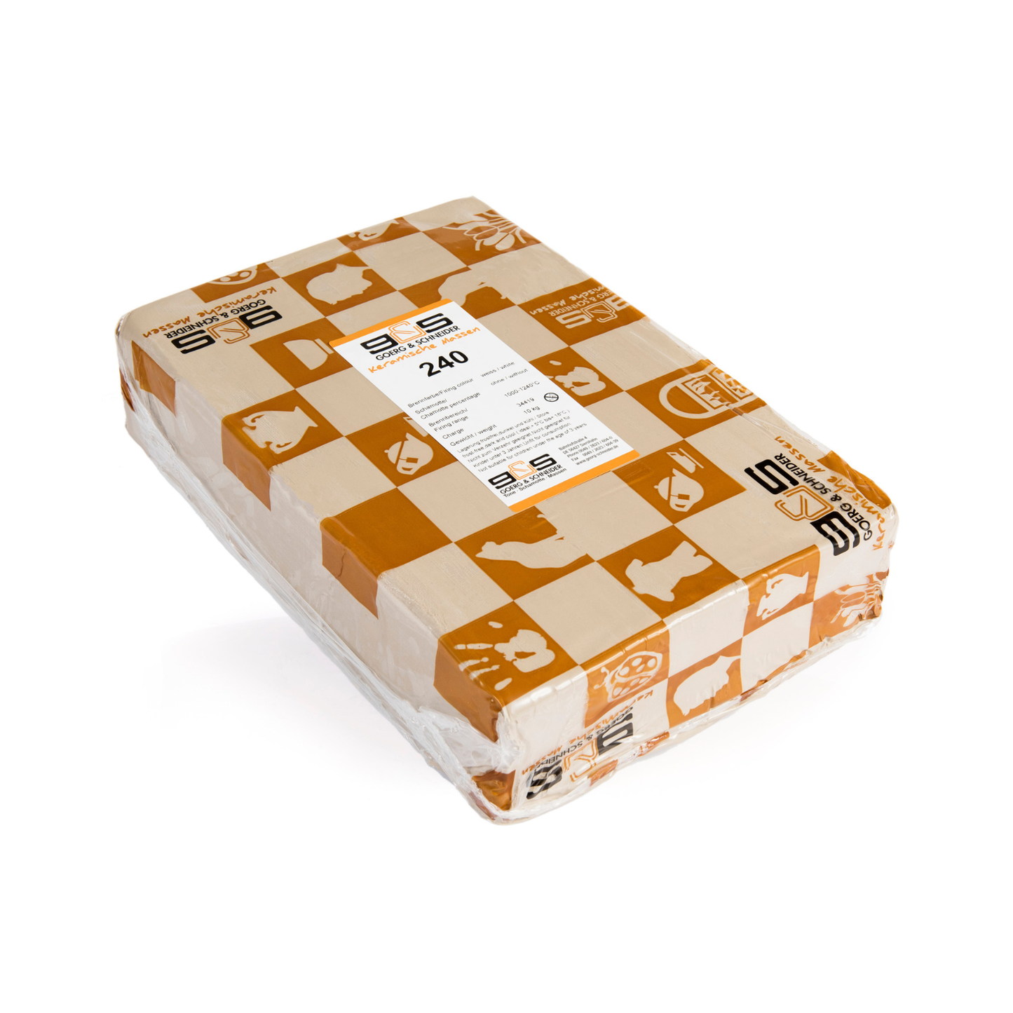Goerg & Schneider 240 – ljus stengodslera utan chamotte