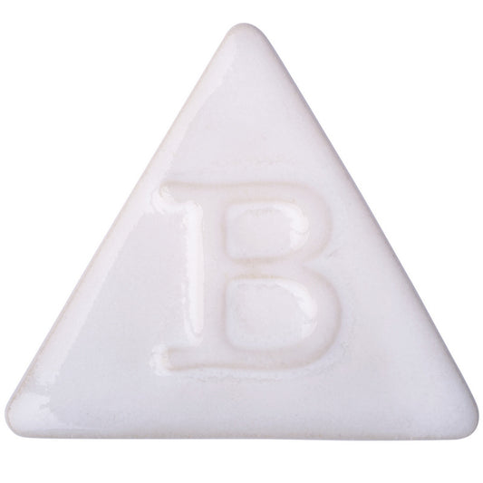 BOTZ 9301 Opal White PRO – vit, blank provplatta bränd vid 1250 °C.