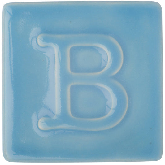 BOTZ 9305 Aquamarine PRO. Brännprov med 9305, bränt vid 1050 °C.