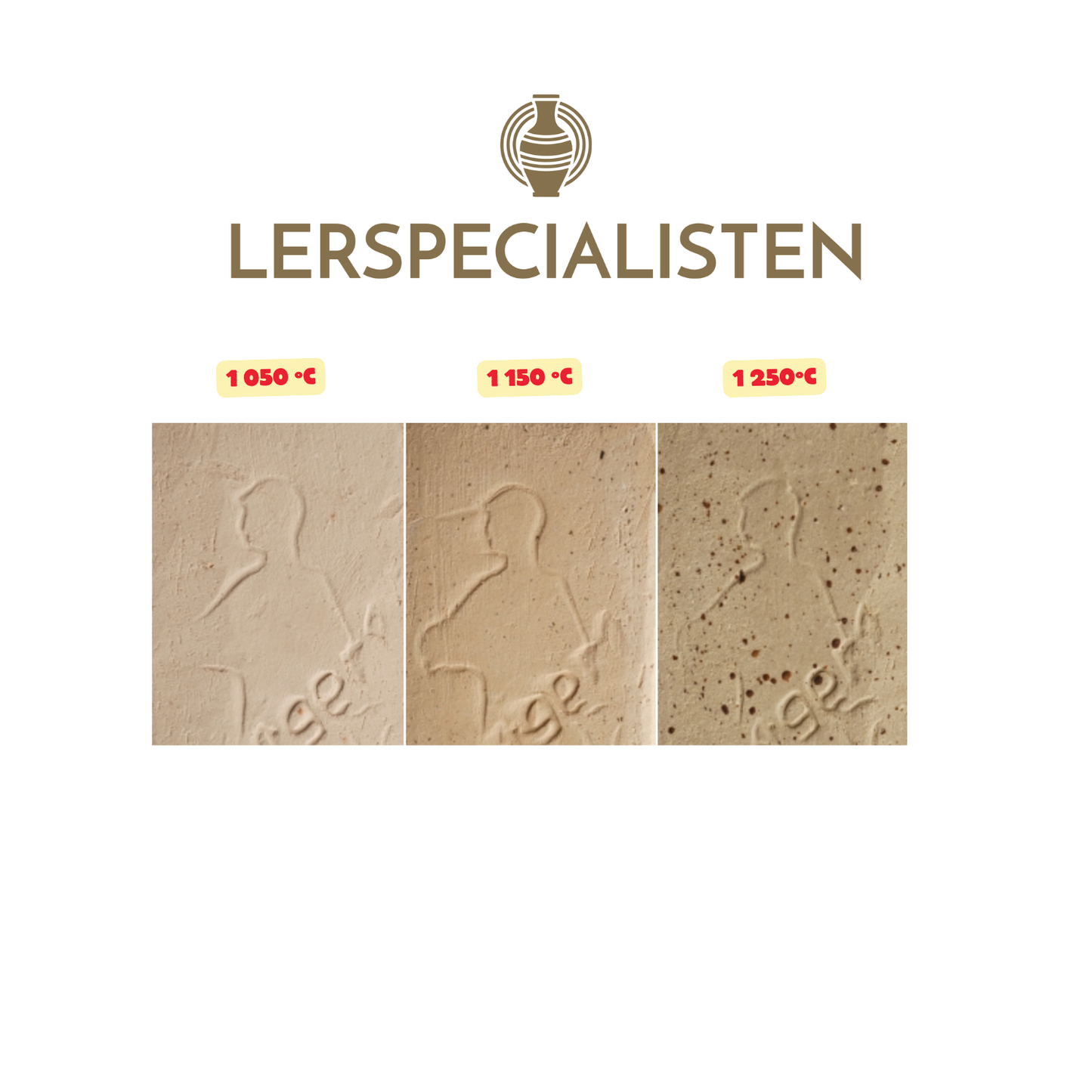 Witgert 15 PY-G – cremegul/grå stengodslera utan chamotte