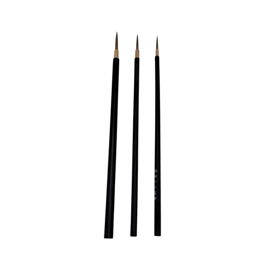 Spetspensel – 3 storlekar