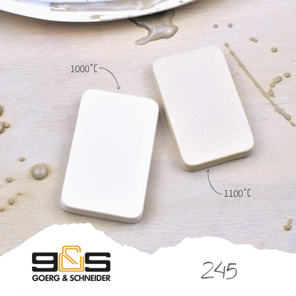 Goerg & Schneider 245 – ljus stengodslera utan chamotte