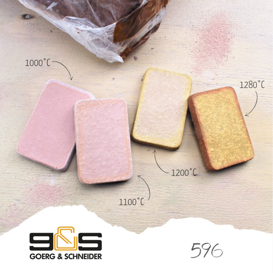 Goerg & Schneider 596 – stengodslera med mycket grov chamotte