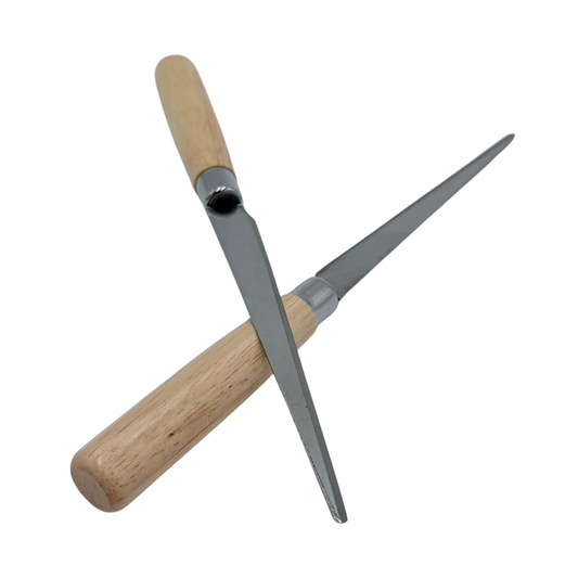 Drejkniv med träskaft 122 mm