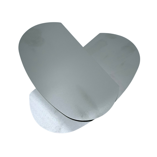 Drejsken i stål – P5, 96 × 48 mm, 0,15 mm