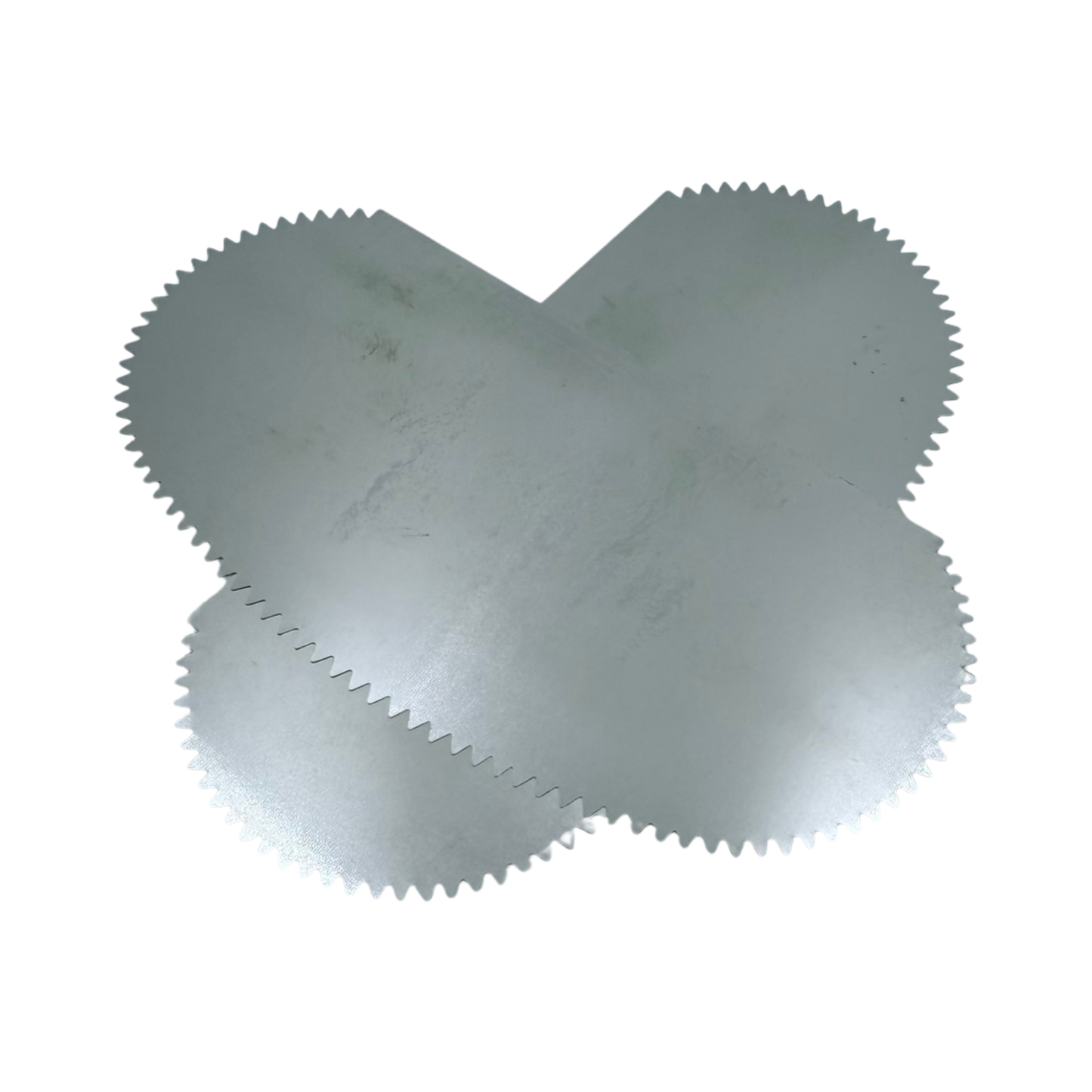 Drejsken i stål med tänder – P6, 96 × 48 mm, 0,15 mm