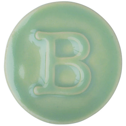 BOTZ 9304 Celadon Green PRO. Brännprov med 9304, bränt vid 1150 °C.