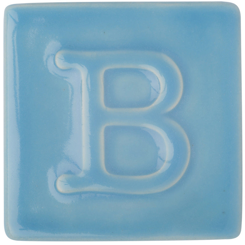 BOTZ 9305 Aquamarine PRO. Brännprov med 9305, bränt vid 1050 °C.