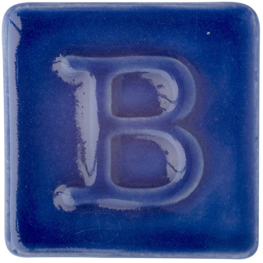 BOTZ 9306 Saphire Blue PRO. Brännprov med 9306, bränt vid 1050 °C.