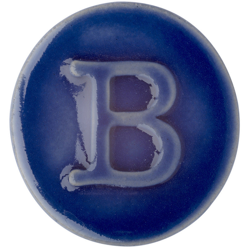 BOTZ 9306 Saphire Blue PRO. Brännprov med 9306, bränt vid 1150 °C.