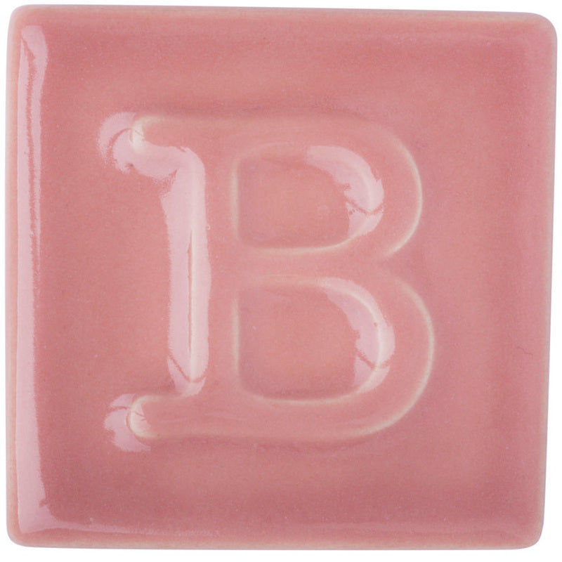 BOTZ 9307 Pearl Pink PRO. Brännprov med 9307, bränt vid 1050 °C.
