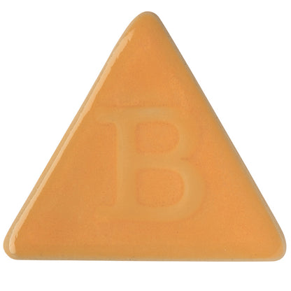 BOTZ 9308 Carnelian Yellow PRO. Brännprov med 9308, bränt vid 1250 °C.