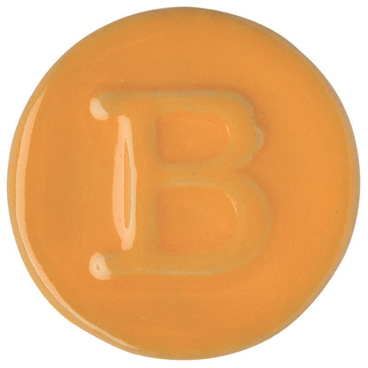 BOTZ 9308 Carnelian Yellow PRO. Brännprov med 9308, bränt vid 1150 °C.