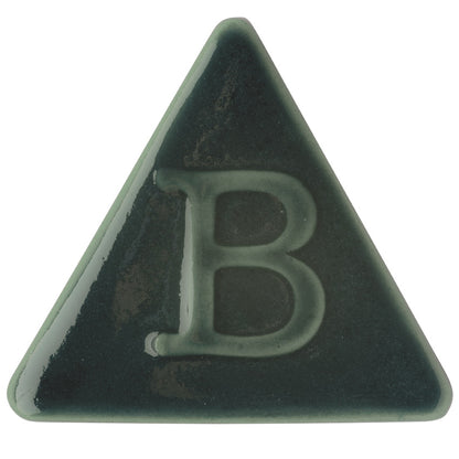BOTZ 9310 Malachite PRO. Brännprov med 9310, bränt vid 1250 °C.