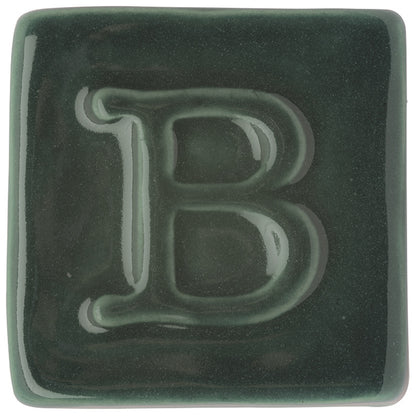 BOTZ 9310 Malachite PRO. Brännprov med 9310, bränt vid 1050 °C.