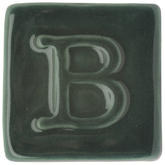 BOTZ 9310 Malachite PRO. Brännprov med 9310, bränt vid 1050 °C.