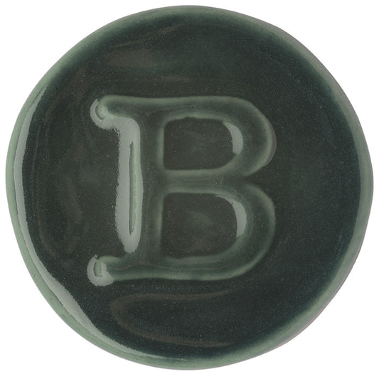 BOTZ 9310 Malachite PRO. Brännprov med 9310, bränt vid 1150 °C.