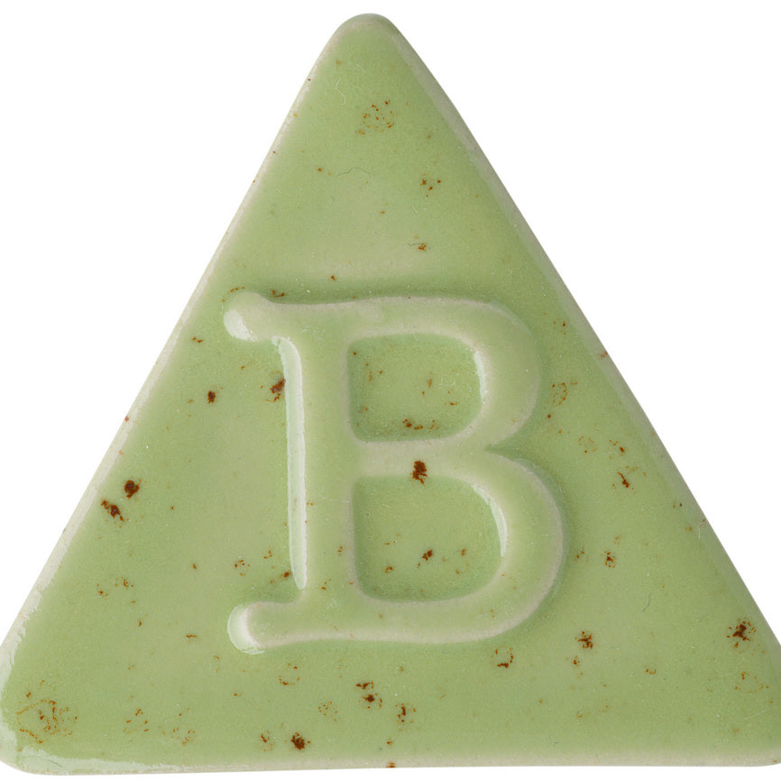 BOTZ 9319 Peridot PRO. Brännprov med 9319, bränt vid 1250 °C.