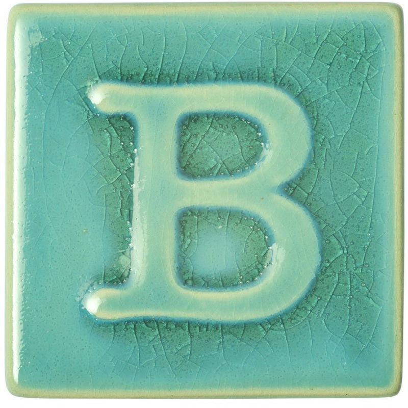 BOTZ:s provplatta med 9342 Aqua.