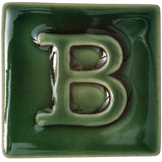 BOTZ:s provplatta med 9343 Bottle green.