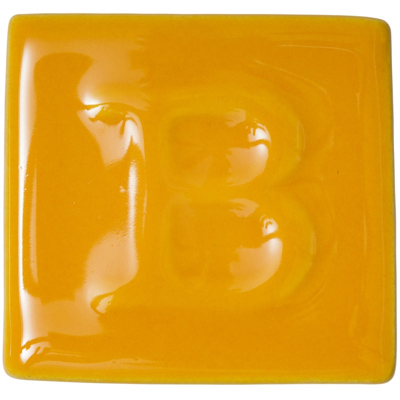BOTZ:s provplatta med 9349 Bright yellow.