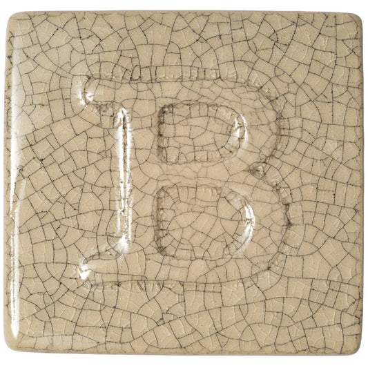 BOTZ:s provplatta med 9351 Clear crackle.