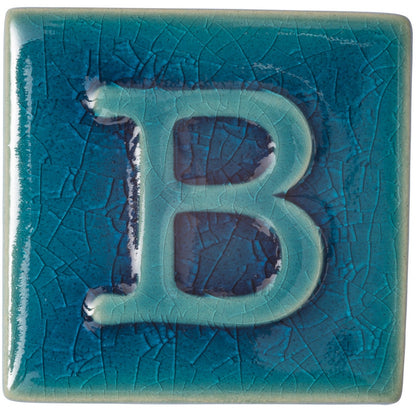 BOTZ:s provplatta med 9353 Oriental blue.