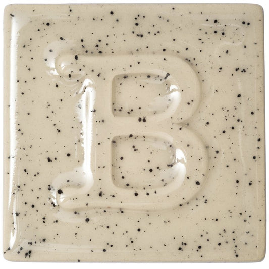 BOTZ:s provplatta med 9450 Transparent speckled.