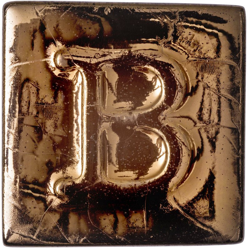 BOTZ:s provplatta med 9541 Glossy gold.