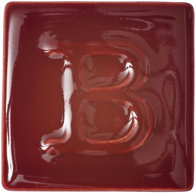 BOTZ:s provplatta med 9559 Cherry red.