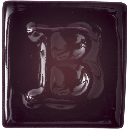 BOTZ:s provplatta med 9562 Aubergine.