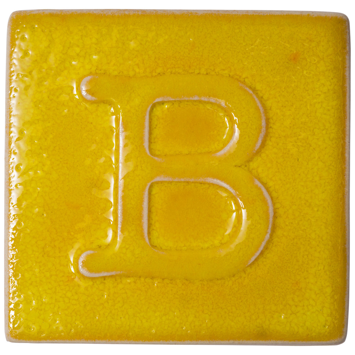 BOTZ:s provplatta med 9596 Blazing yellow.