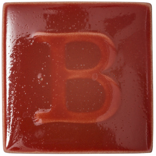 BOTZ:s provplatta med 9602 Fire red.