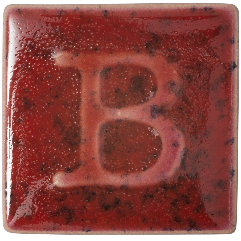 BOTZ:s provplatta med 9605 Speckled red.