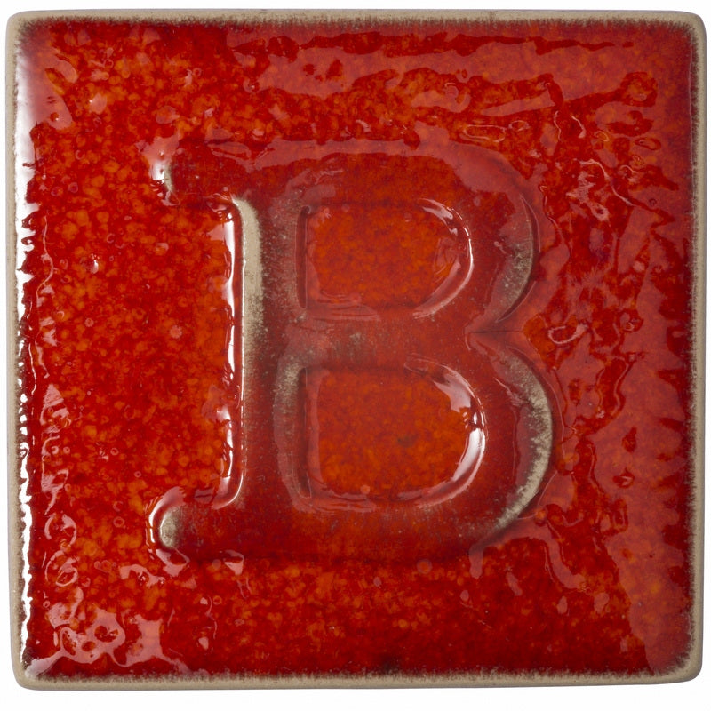 BOTZ:s provplatta med 9607 Coral red.