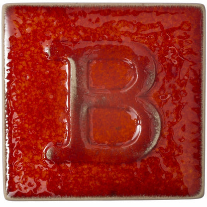BOTZ:s provplatta med 9607 Coral red.