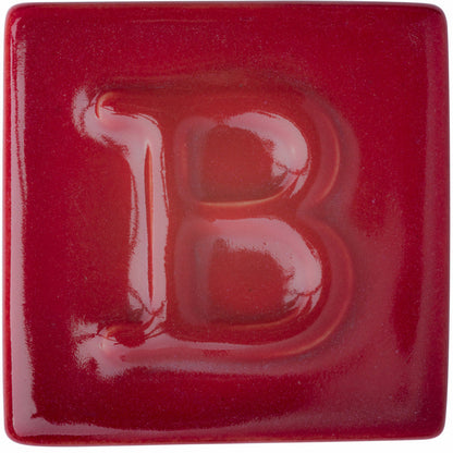 BOTZ 9620 Ruby Red PRO. Brännprov med 9620, bränt vid 1050 °C.