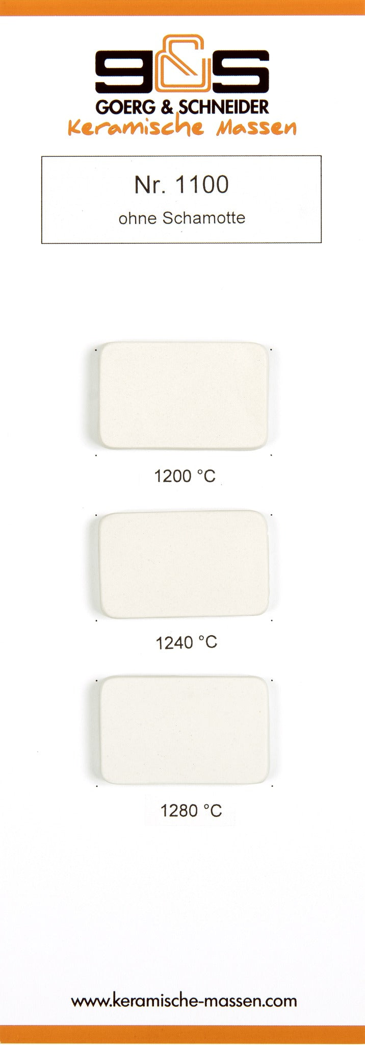 Brännprover för Goerg & Schneider 1100