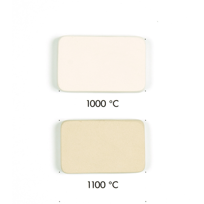 Brännprover för Goerg & Schneider 245 vid 1000 och 1100 °C
