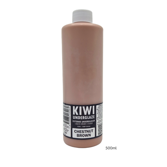 KIWI Chestnut Brown underglasyr, 500 ml