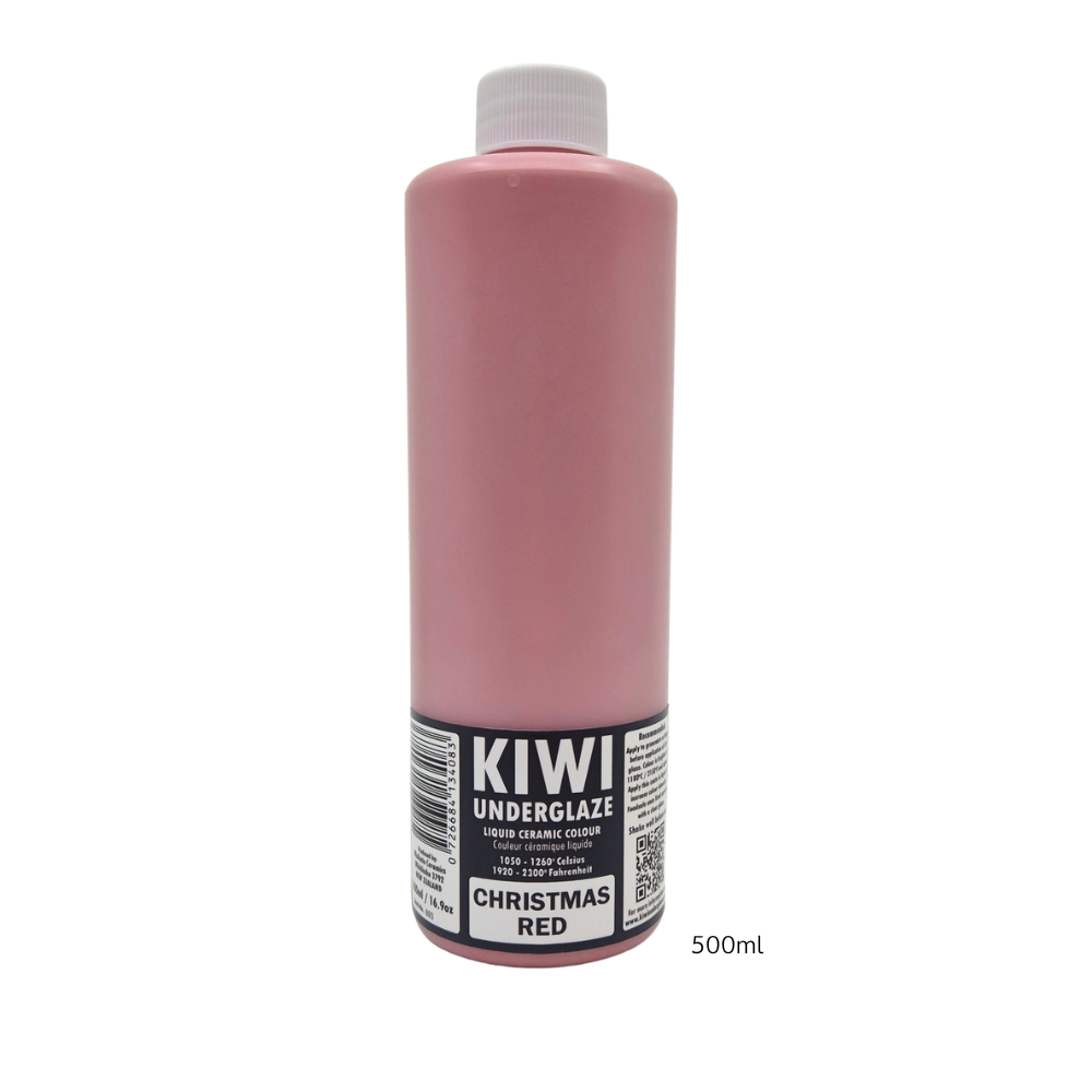 KIWI Christmas Red underglasyr, 500 ml