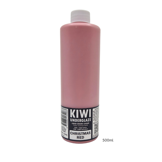 KIWI Christmas Red underglasyr, 500 ml