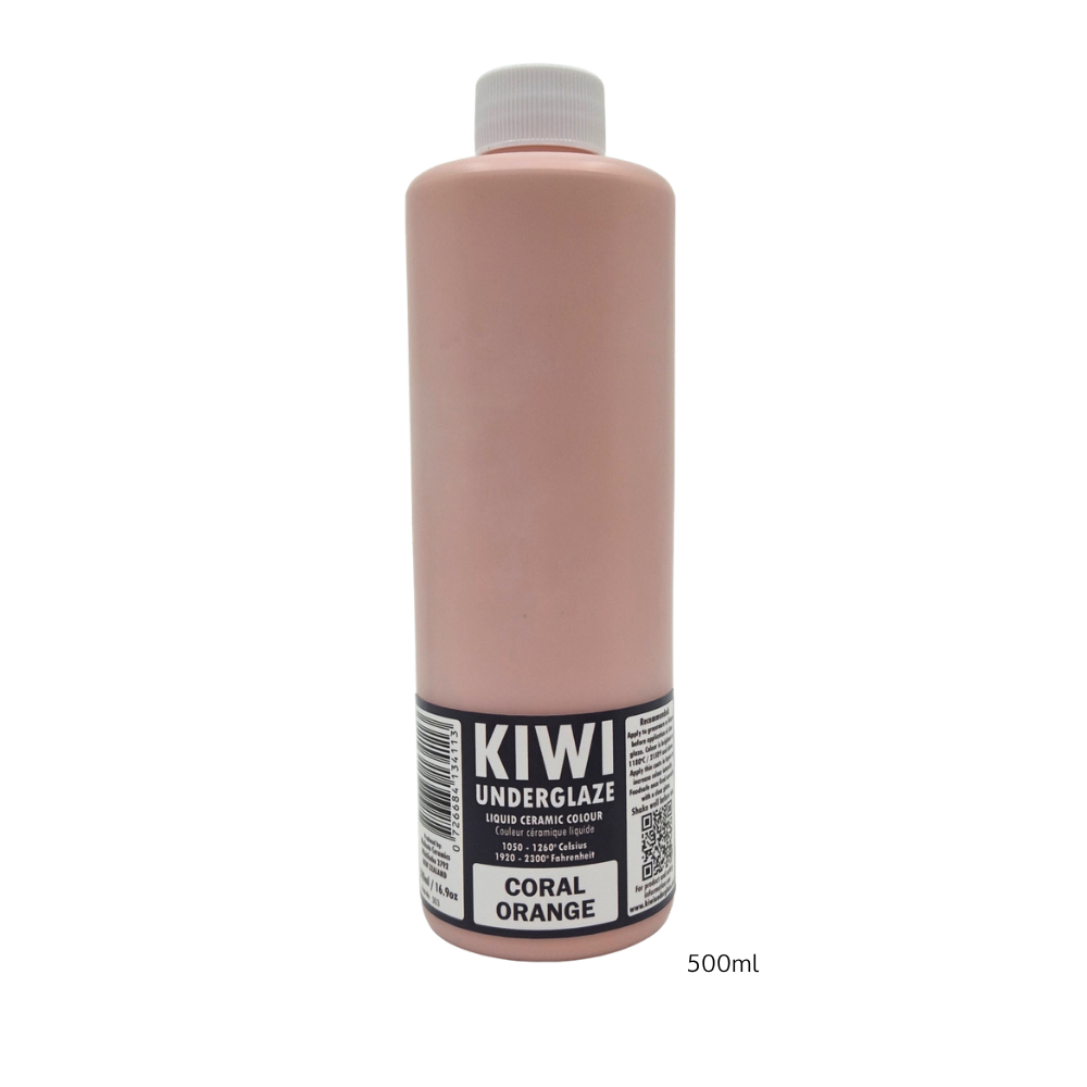 KIWI Coral Orange underglasyr, 500 ml