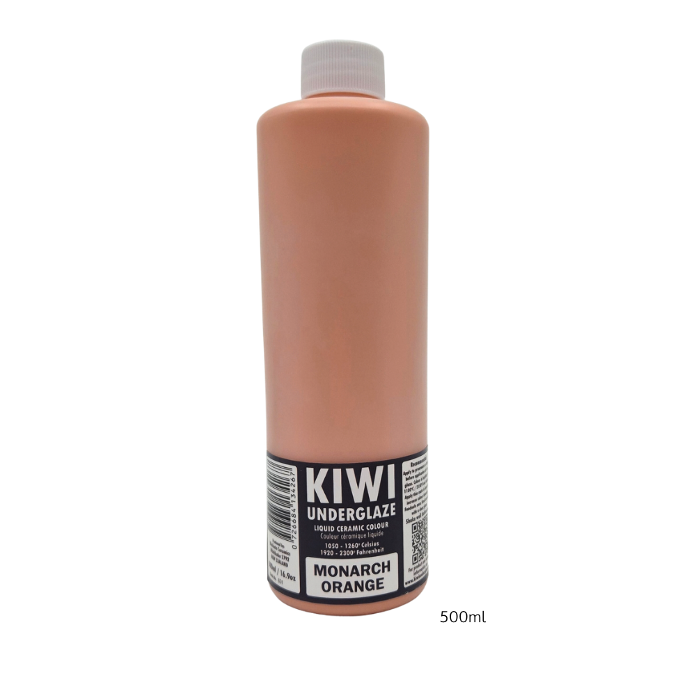 KIWI Monarch Orange underglasyr, 500 ml
