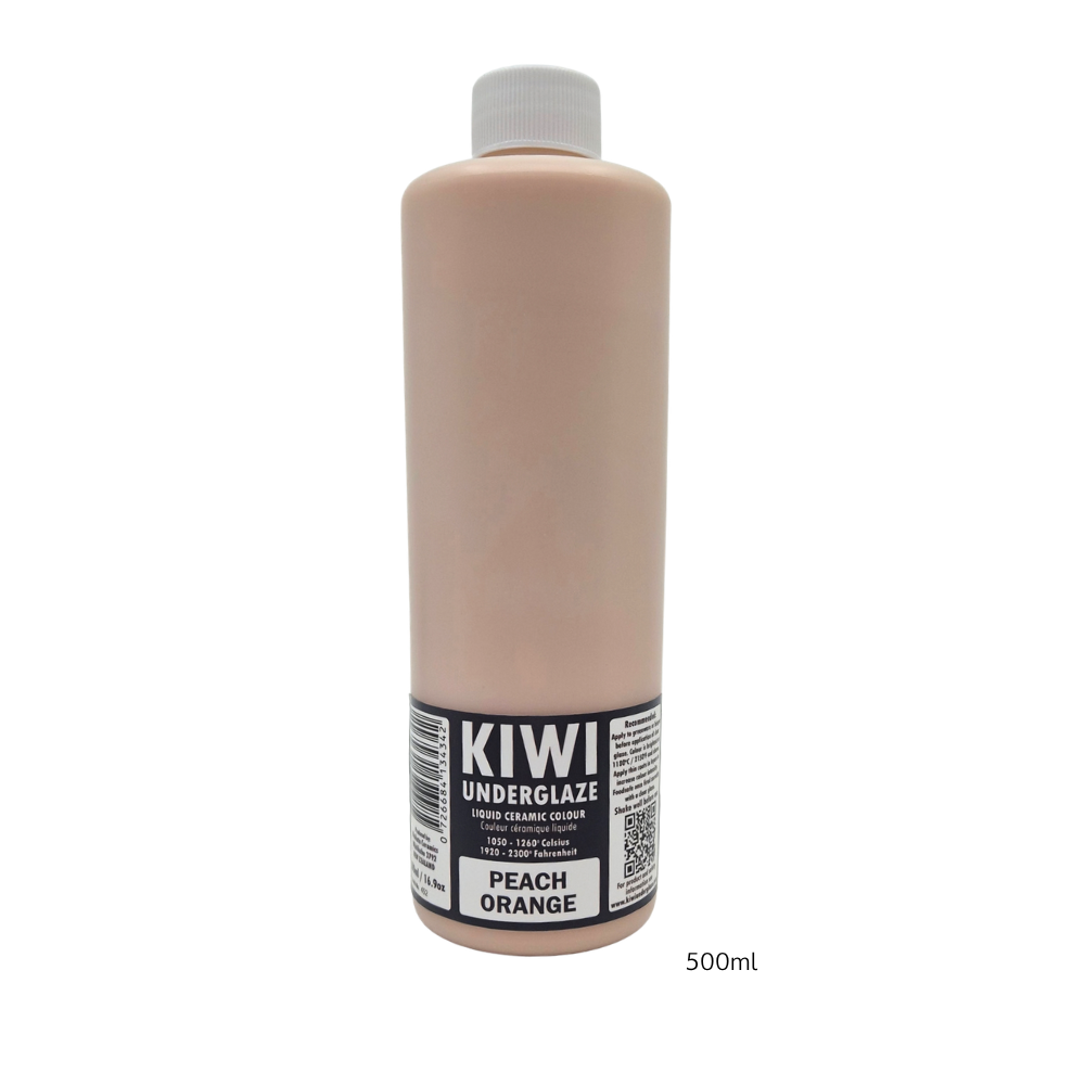 KIWI Peach Orange underglasyr, 500 ml