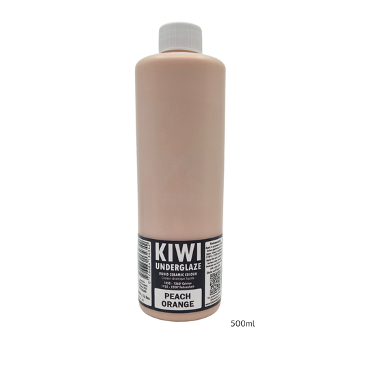 KIWI Peach Orange underglasyr, 500 ml