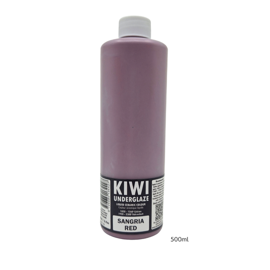 KIWI Sangria Red underglasyr, 500 ml