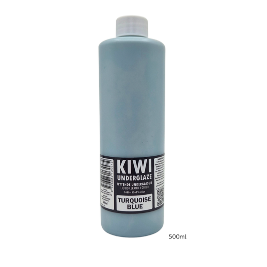 KIWI Turquoise Blue underglasyr, 500 ml