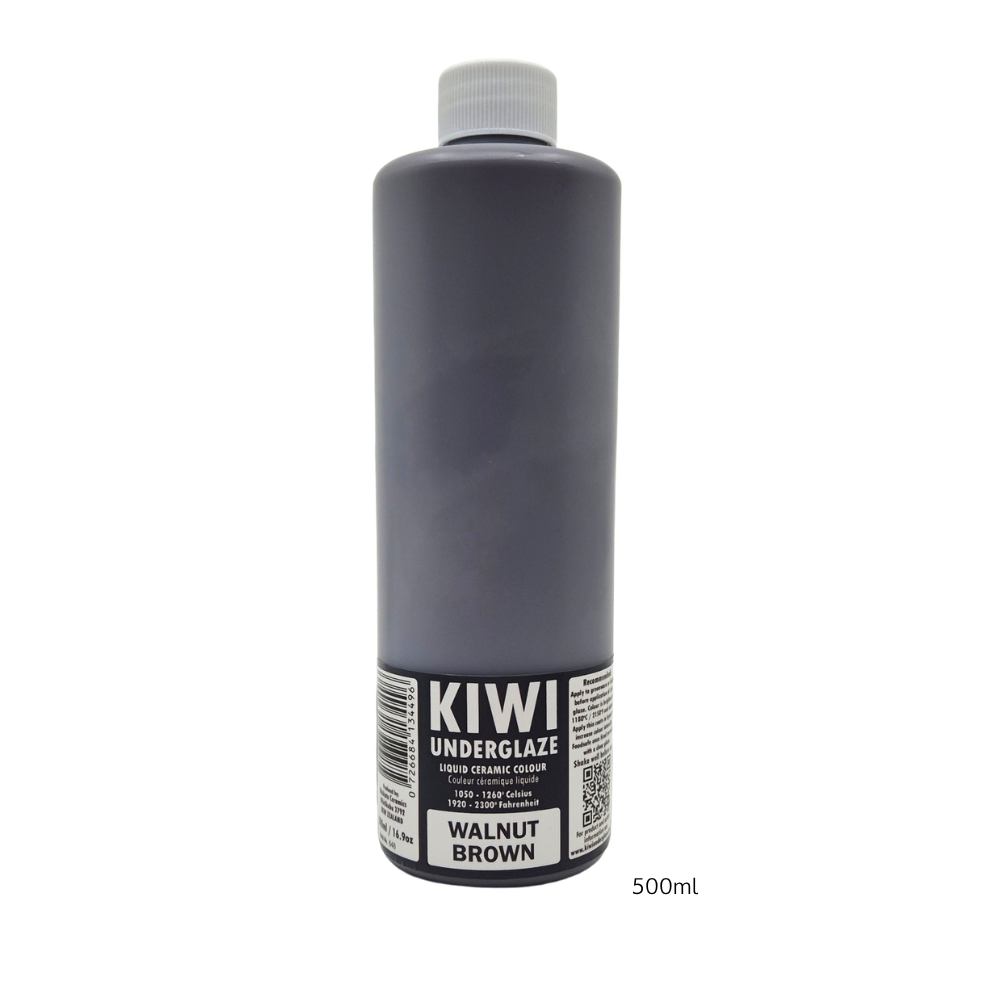 KIWI Walnut Brown underglasyr, 500 ml